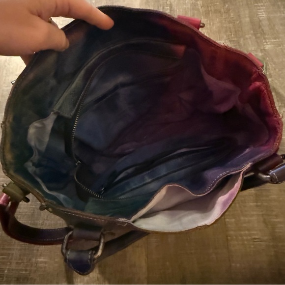 Bed Stu Rockababy Unicorn Tie Dye Leather Handbag - Picture 5 of 10